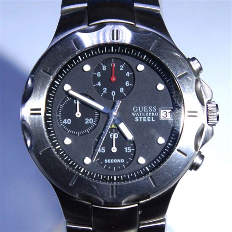 guess waterpro watch 100m|guess watches for men waterproof.